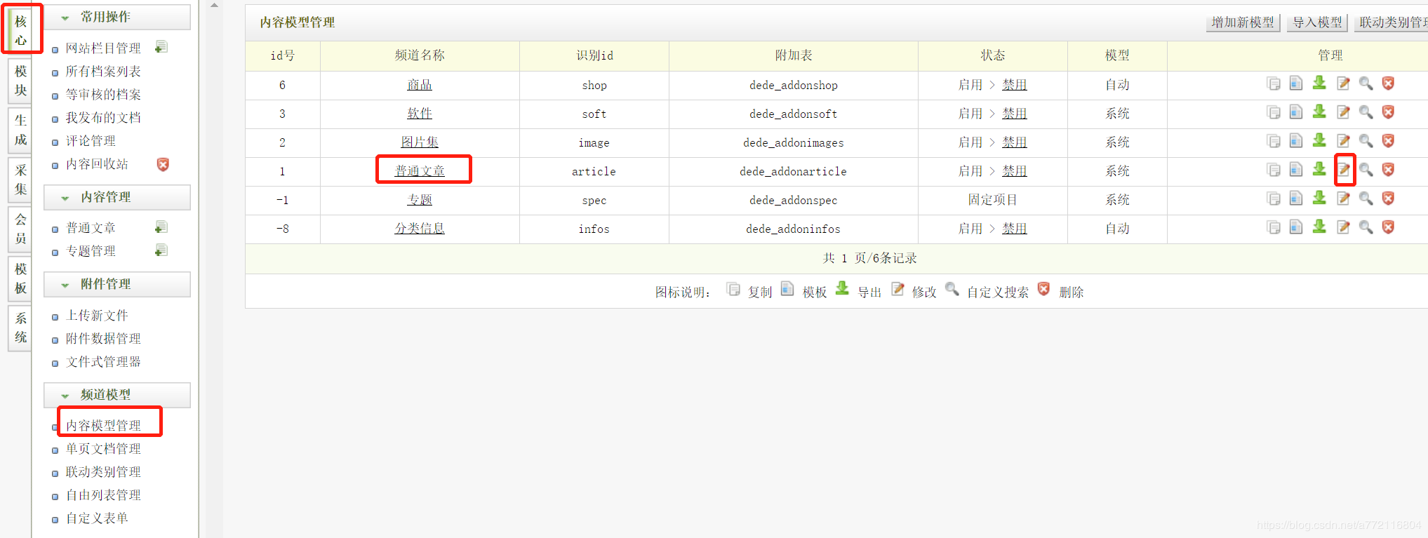 dedecms內(nèi)容頁模板自定義內(nèi)容模型\內(nèi)容變量